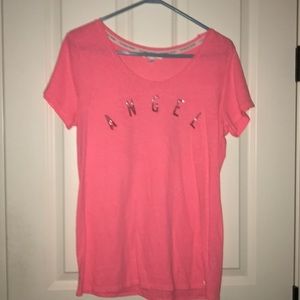 My pink angel top